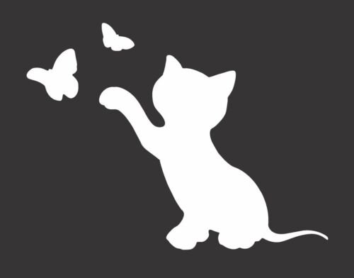 Трафареты кошек для декора