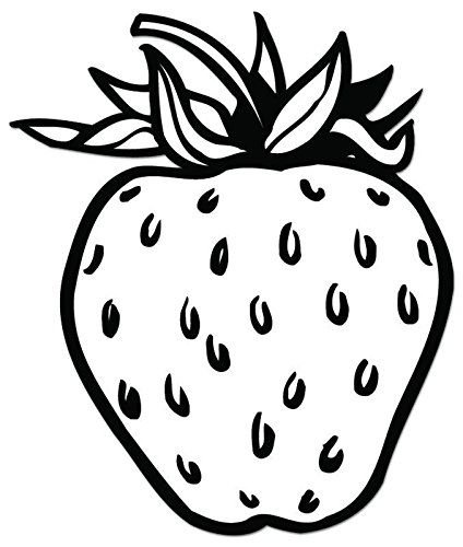 Клубника раскраска для детей