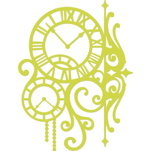 Трафарет часов