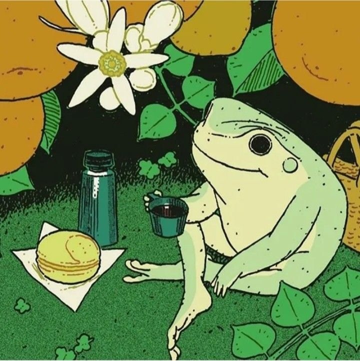 Лягушки арты