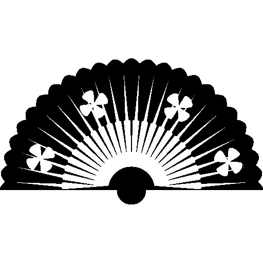 Орнамент с веерами