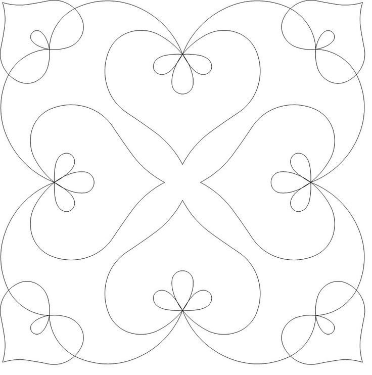 Трафареты для стегания одеял