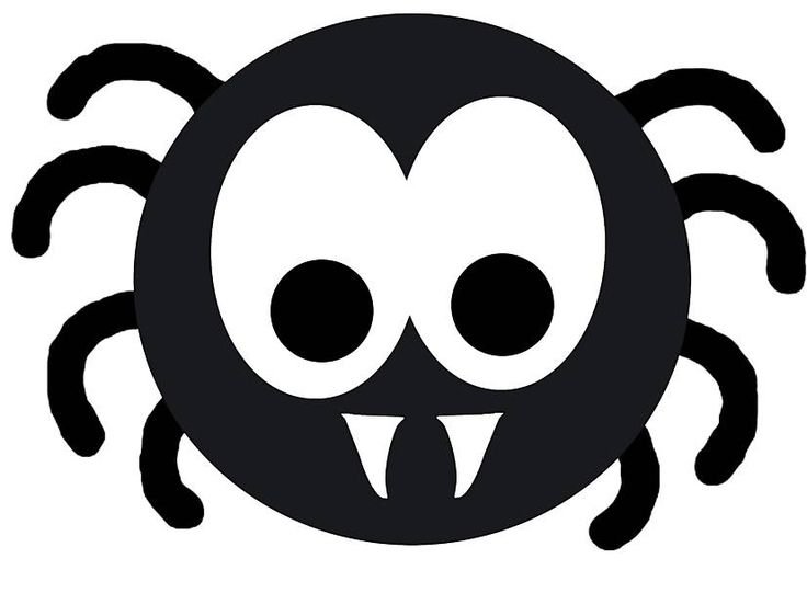 Паук рисунок на Хэллоуин