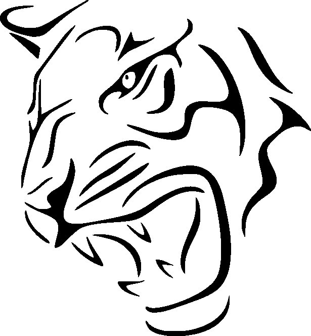 Тату трайбл тигра