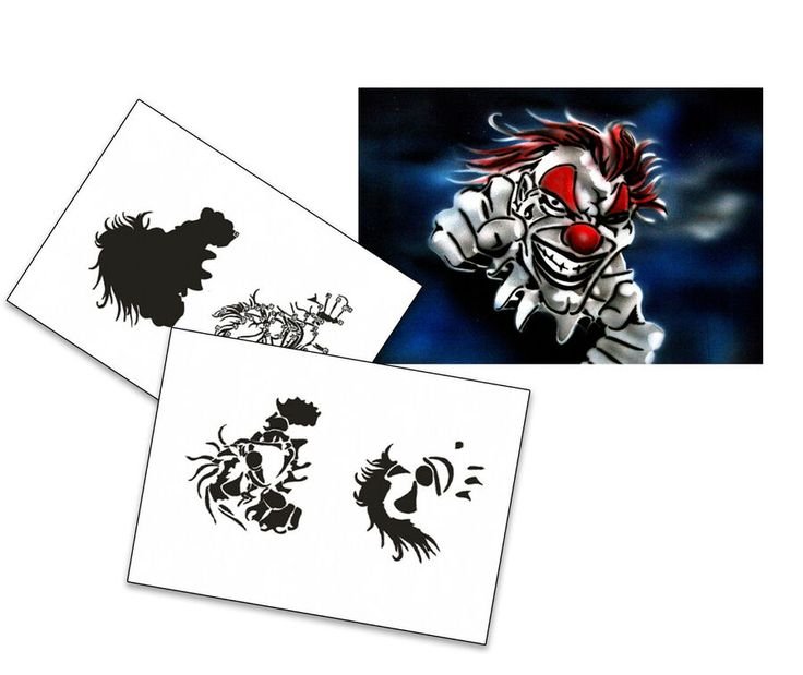 Трафареты Многослойные для аэрографа