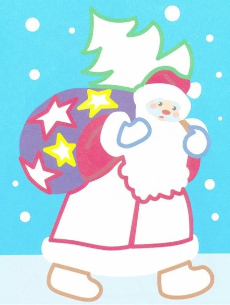 Новогодние шаблоны для малышей