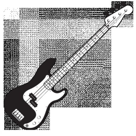 Вектор бас гитара Fender