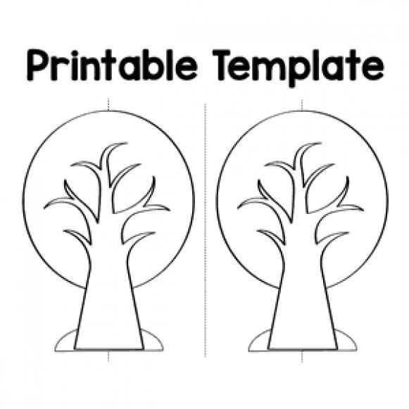 Трафарет "дерево"