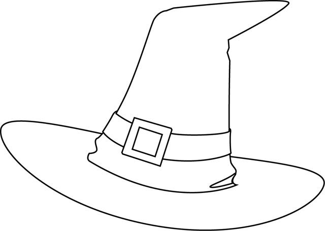 Шляпа раскраска