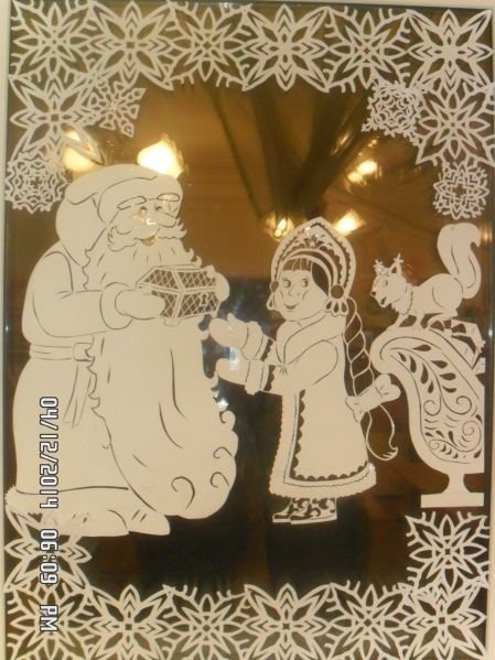 Сказочные персонажи для украшения окон