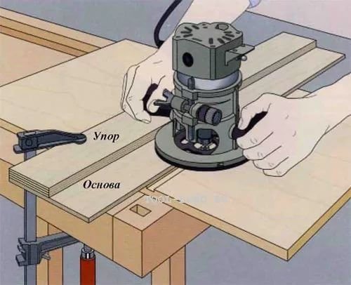 Кондуктор из фанеры для фрезера шип ПАЗ