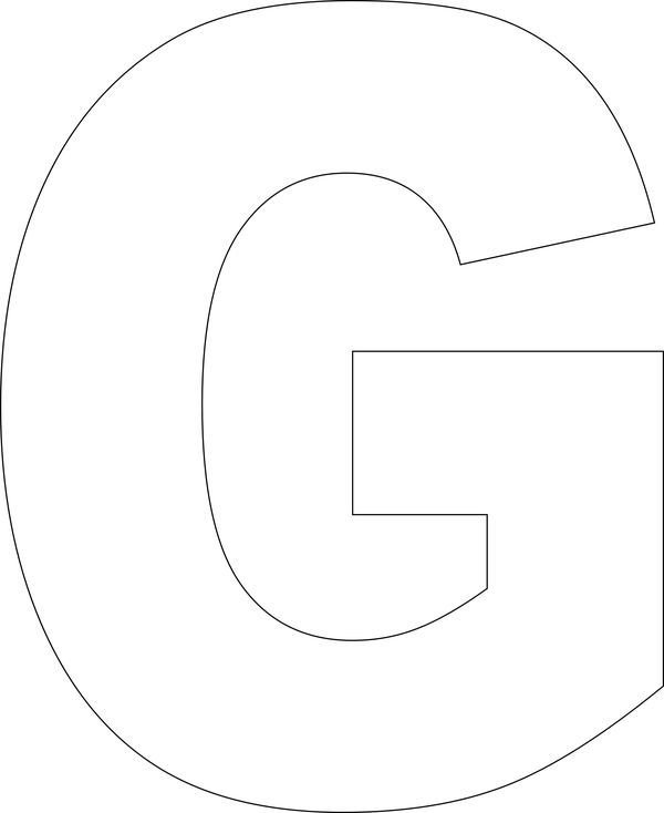 Буквы объемные для вырезания