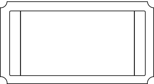 Шаблоны театральных билетов для детей