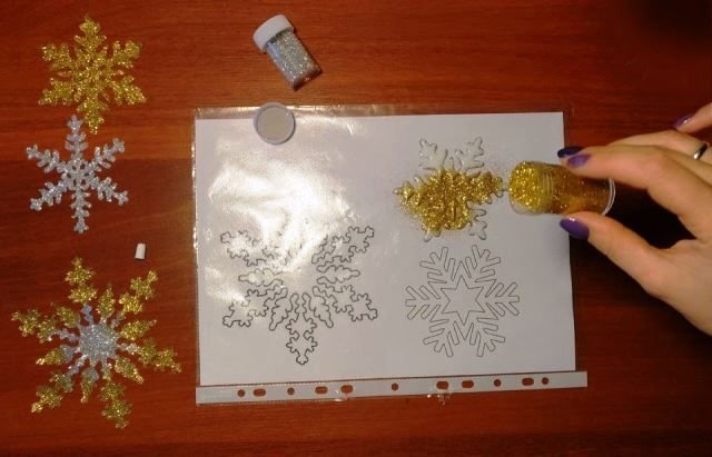 Поделки с блестками своими руками