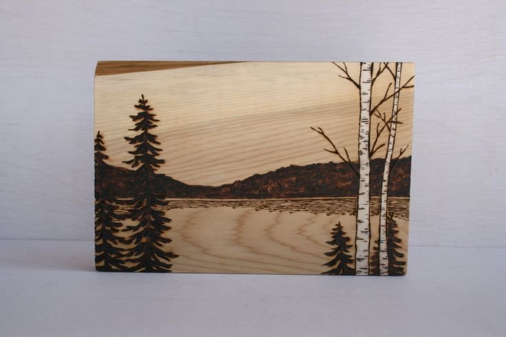 Картины Выжженные по дереву