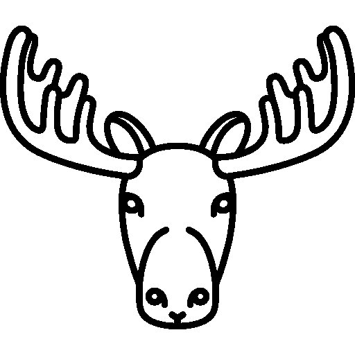 Мордочка лося