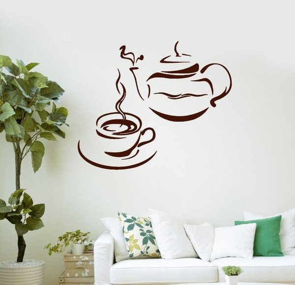 Трафареты для кухни на стену