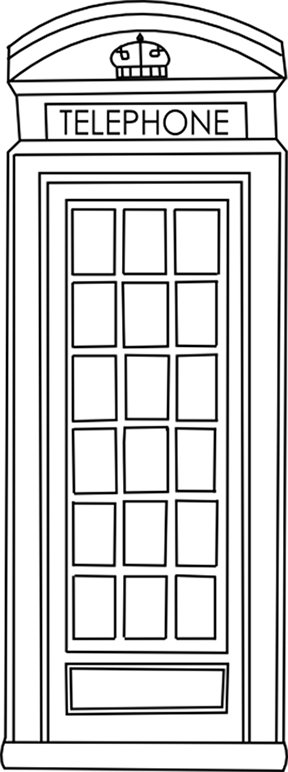 Английская телефонная будка чертежи