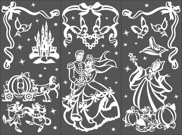 Украшения на окна КАРТОНКИНО