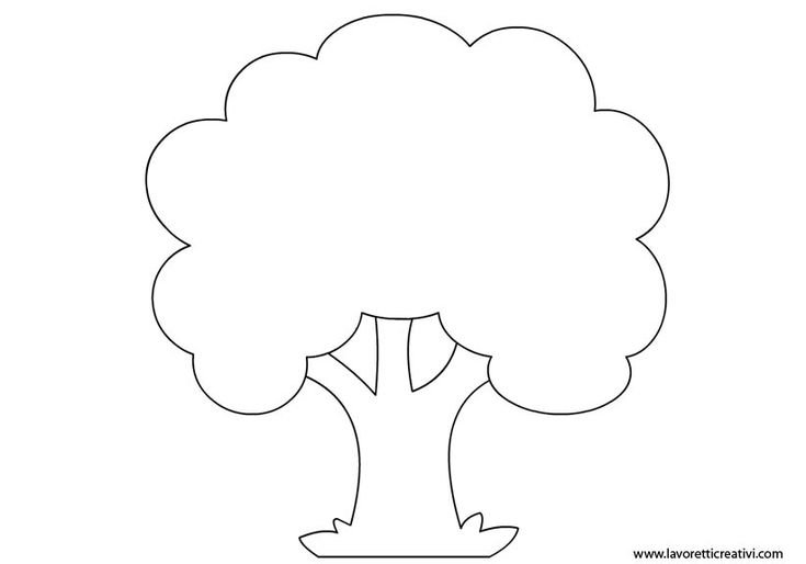 Трафарет "дерево"