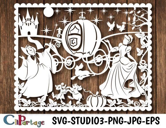 Вытынанка Золушка