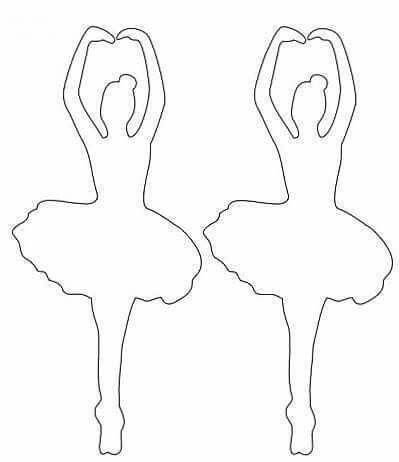 Балерина для вырезания