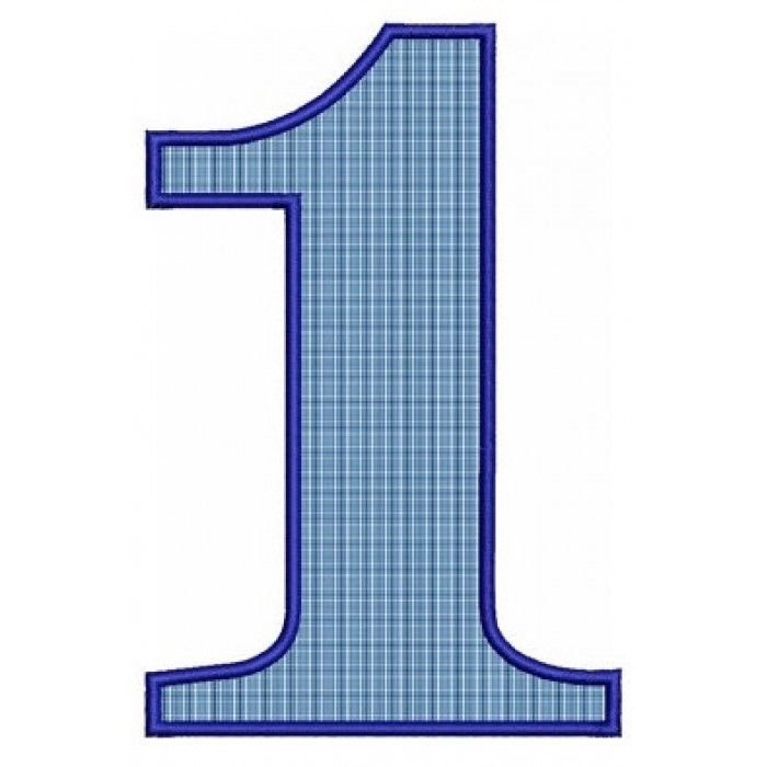 Красивая цифра 1