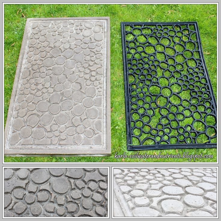 Имитация тротуарной плитки