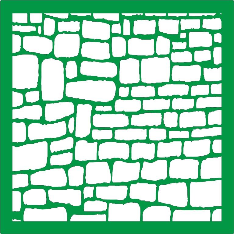 Трафарет под кирпич