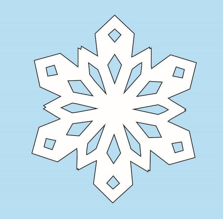Шаблоны снежинок