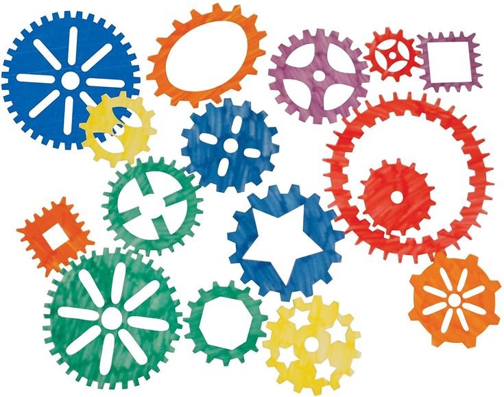 Пазл шестеренки