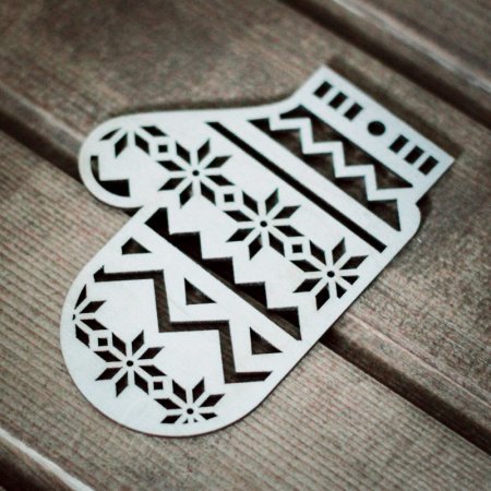 Вытынанки варежки