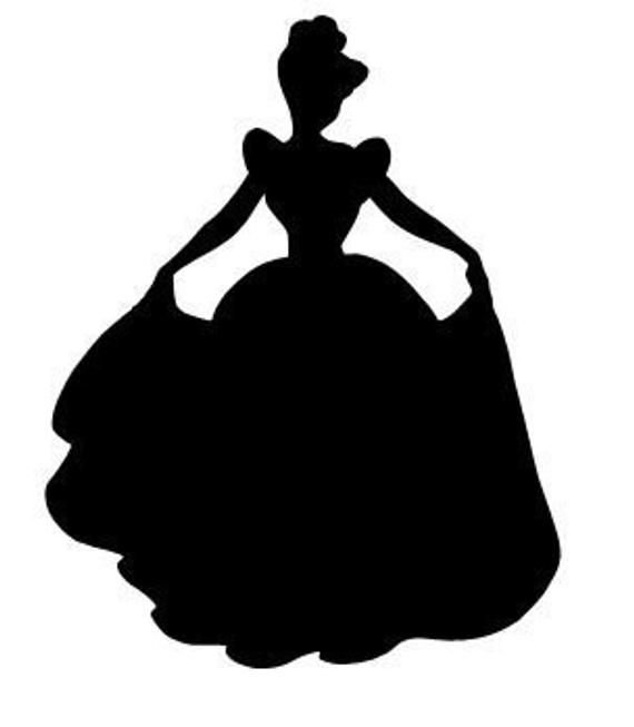 Силуэт Диснеевских принцесс Золушка