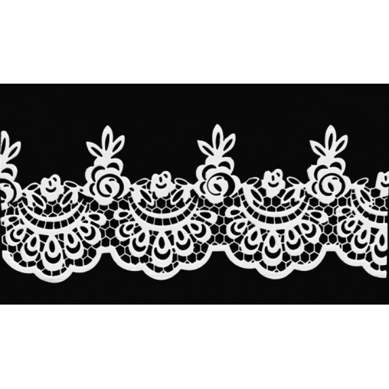 Трафарет кружево для декора