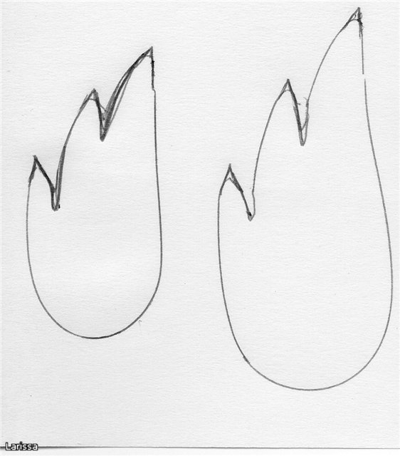 Крыло лебедя лекало