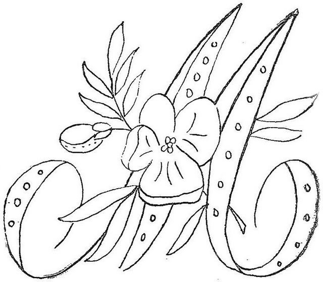 Вышивка гладью схемы