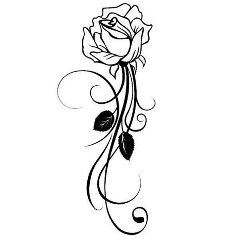 Черно-белый цветок