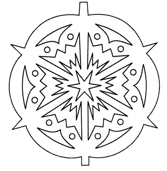 Новогодние снежинки для вырезания на окна