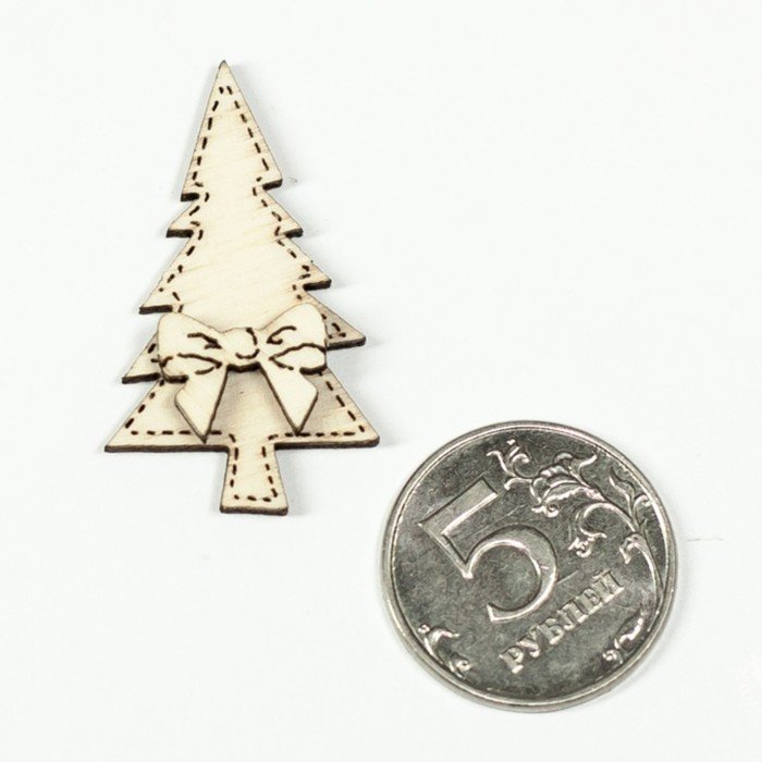 Шаблон елка для брошки