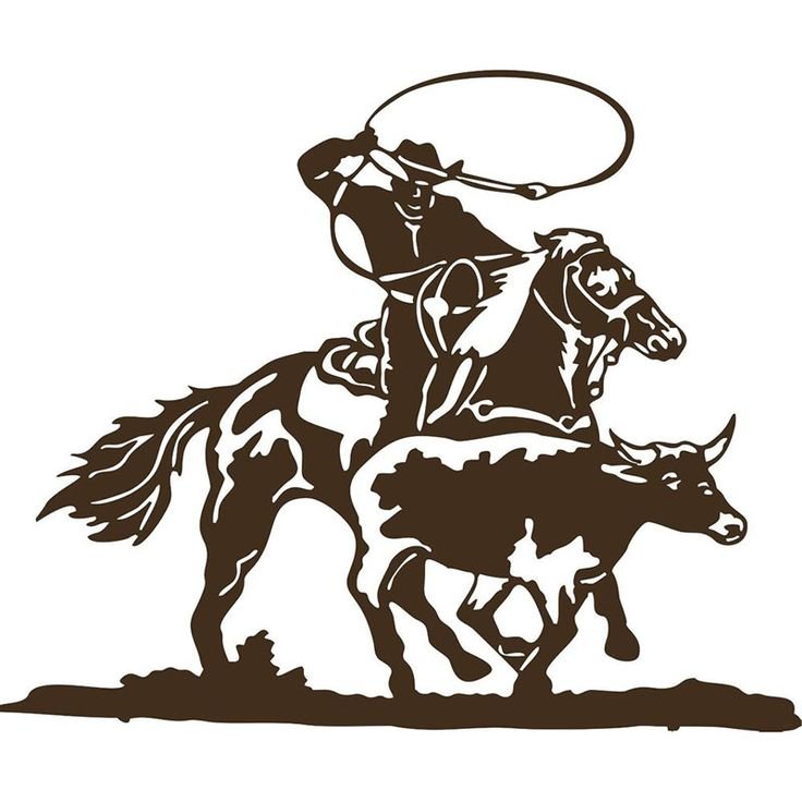 Ковбой трафарет