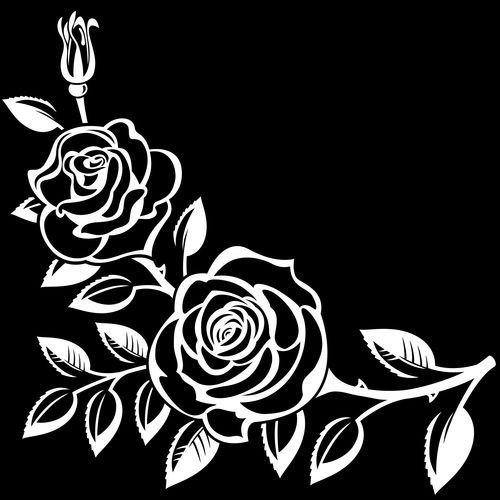 Розы на памятник для гравировки