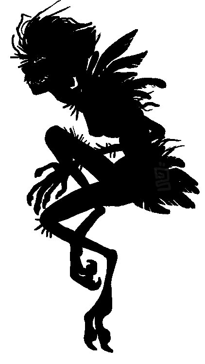 Силуэт демона