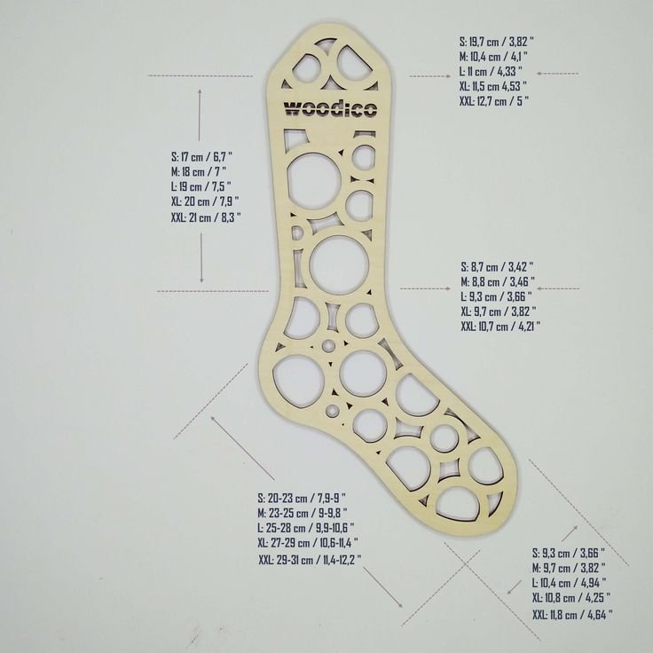 Шаблон лекало блокаторы для носков