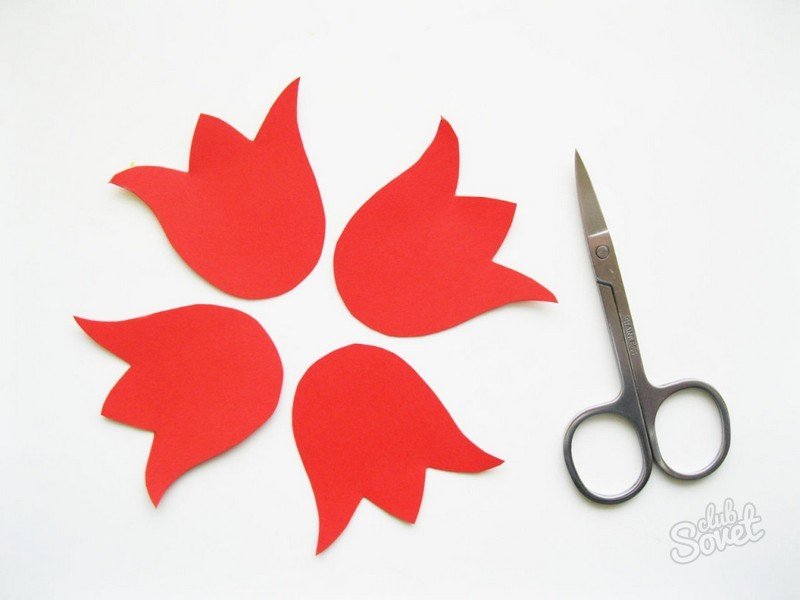 Трафареты цветов для поделок