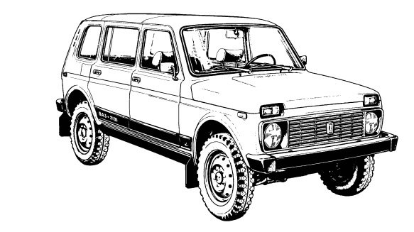 ВАЗ 2121 Нива рисунок