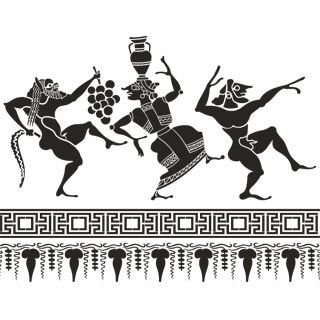 Трафарет древнегреческий орнамент