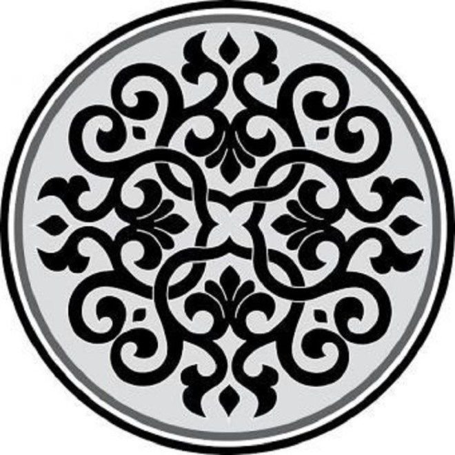 Осетинский орнамент в круге