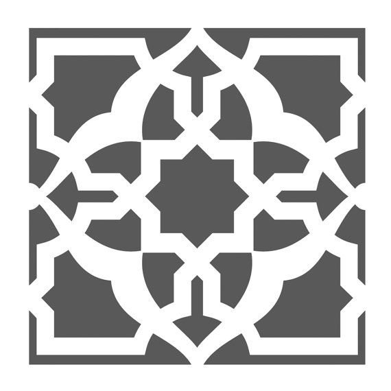 Орнамент марокканский четырехлистник