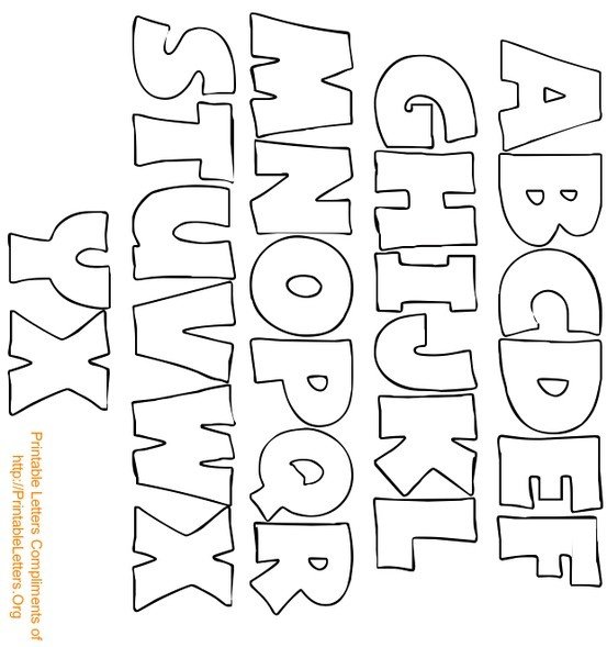 Английские буквы вырезать