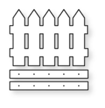 Забор для распечатки